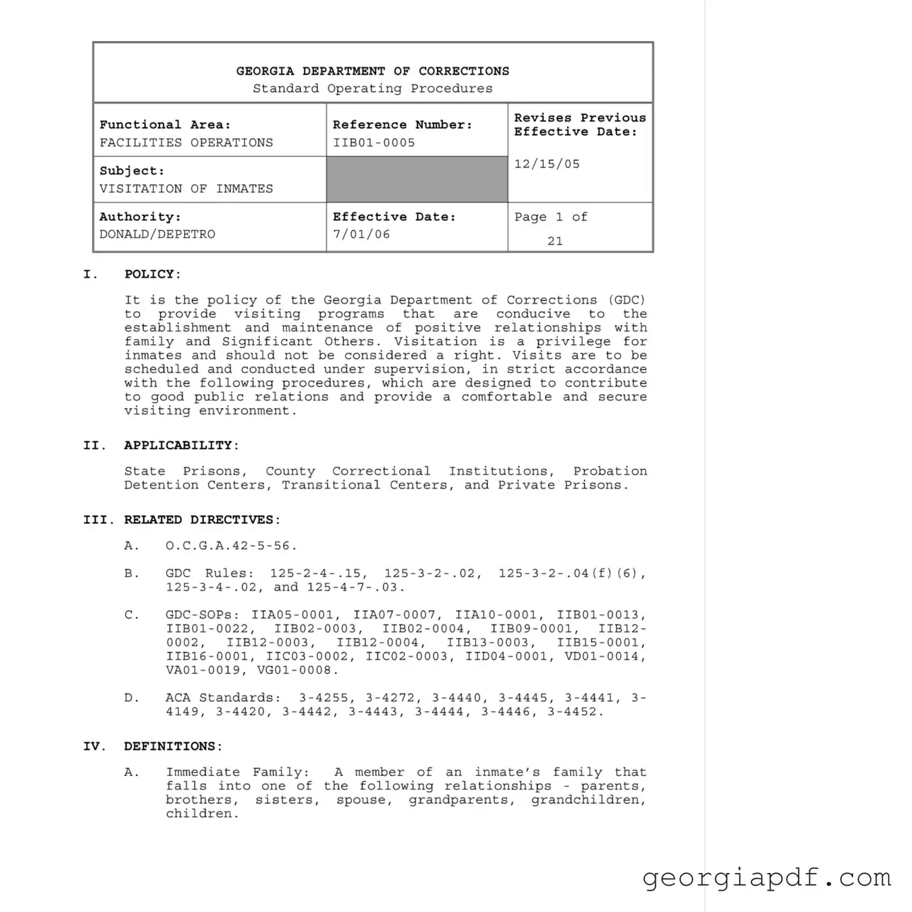 Download Georgia Sop Form