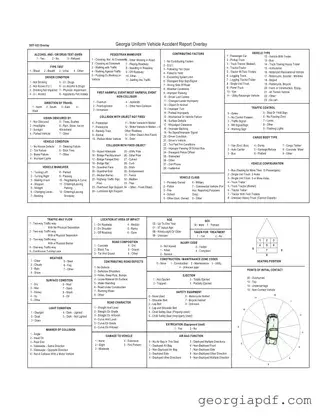Download Georgia Uniform Vehicle Accident Overlay Form